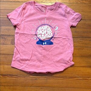 Under Armour Kids Pink Graphic T-Shirt